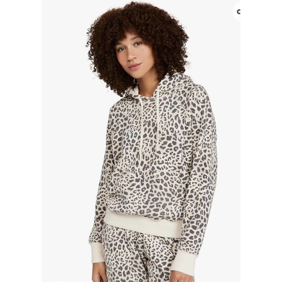 Spiritual Gangster Tops - Spiritual Gangster Animal Print Pullover Hoodie Print Sweatshirt Womens Size XS